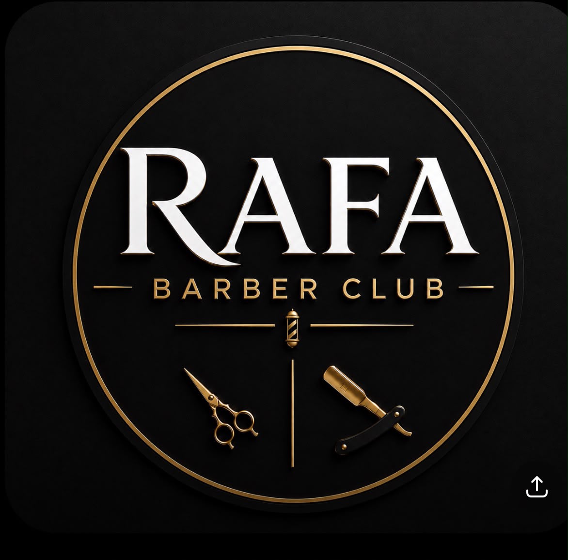 Logo de RAFA BARBER CLUB